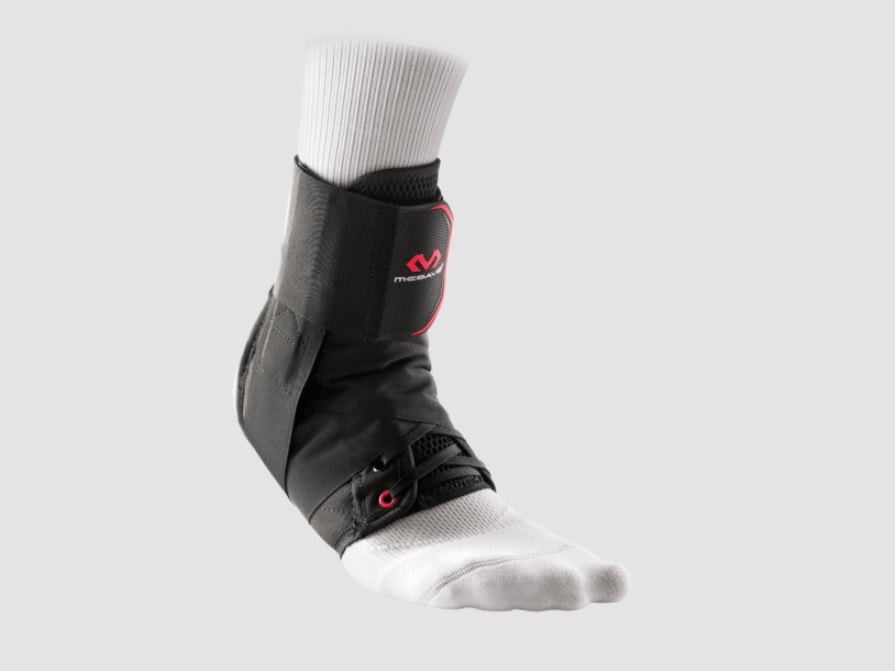 McDavid Ankle Support Brace with Strap, Polyester, Large (Men's 11-13 / Women's 12-14), 9-9.5" Ankle Size