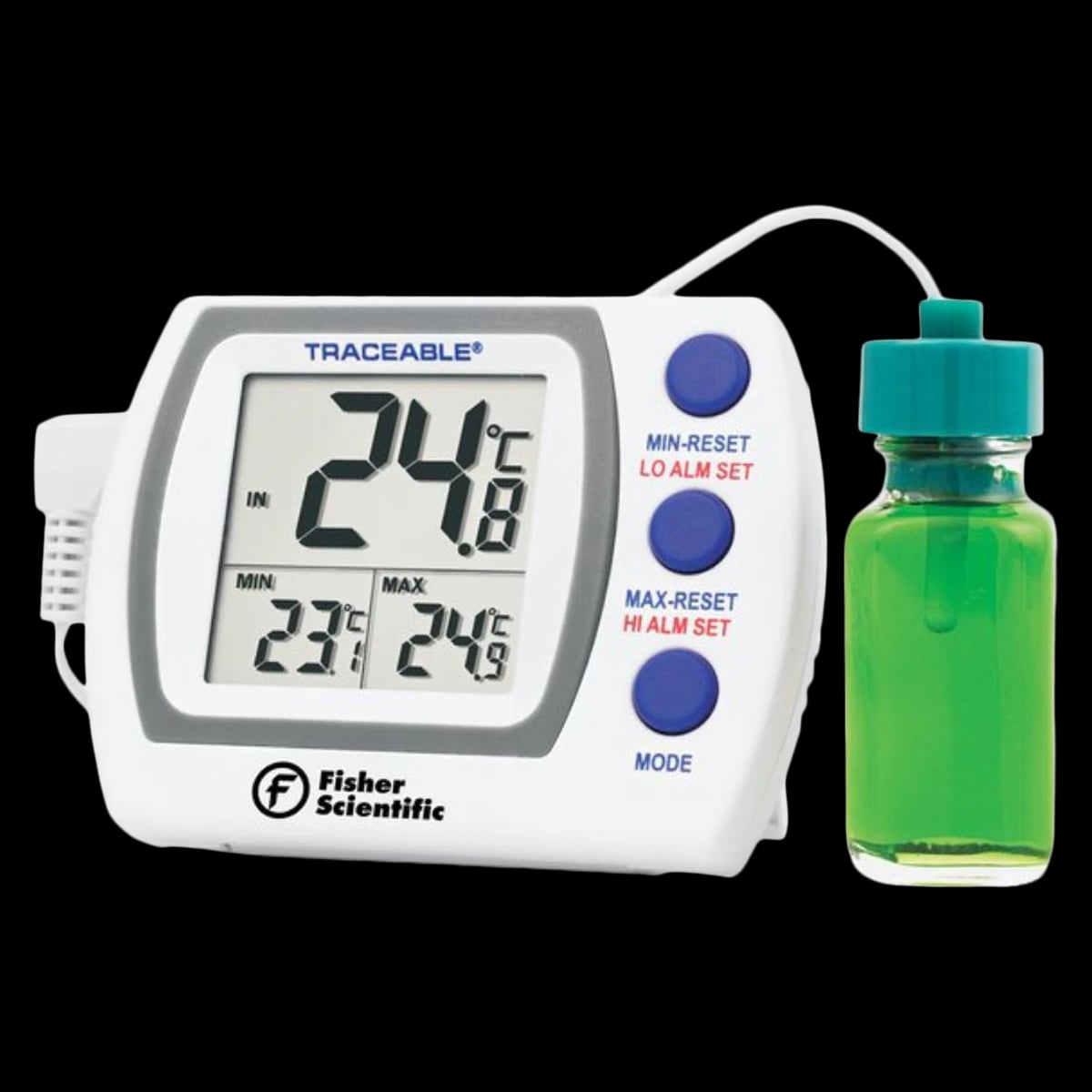 Traceable Laboratory Thermometer, -50 to 70°C / -58 to 158°F, Each