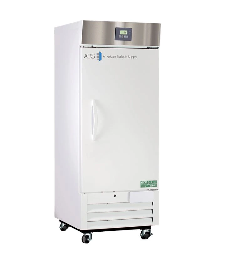 American Biotech Supply Premier Laboratory Refrigerator, 12 Cu Ft, Solid Door, Self-Closing, 1 to 10C, Cycle Defrost