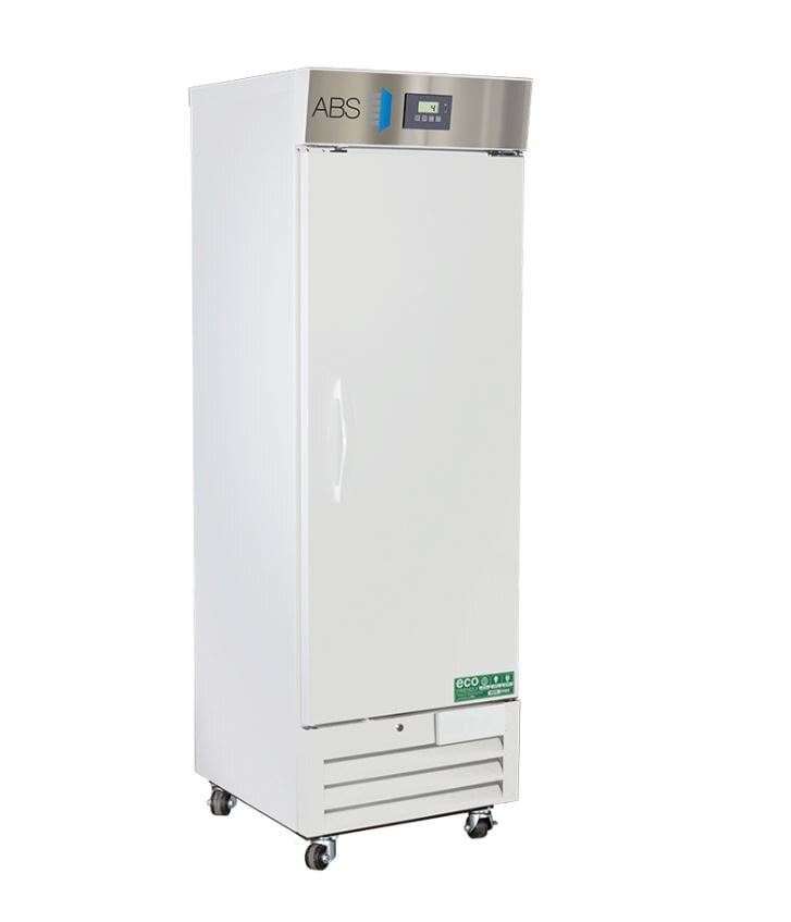 American Biotech Supply Premier Laboratory Refrigerator, 16 Cu Ft, Solid Door, Self-Closing, 0 to 10C, Cycle Defrost