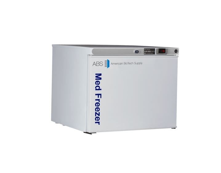 American Biotech Supply Premier Laboratory Freezer, 1.7 Cu Ft, Solid Door, Manual Defrost, -15 to -25C