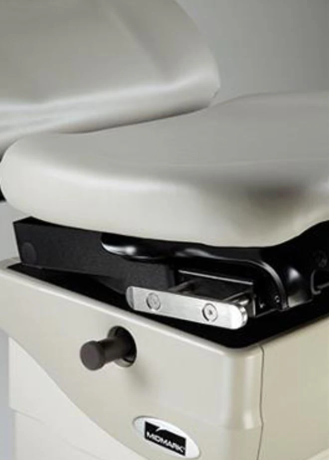 Midmark 630 Exam Table Seat Rails, Field Installed