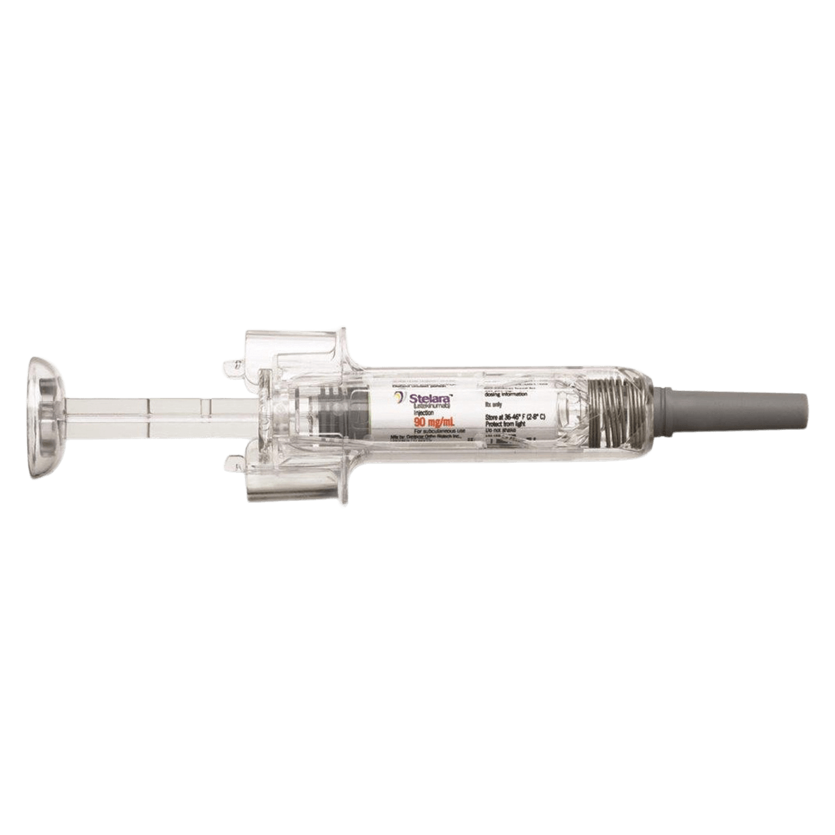 Stelara (ustekinumab) Prefilled Syringe, 90 mg/1.0 mL, Single-Use, Refrigerated