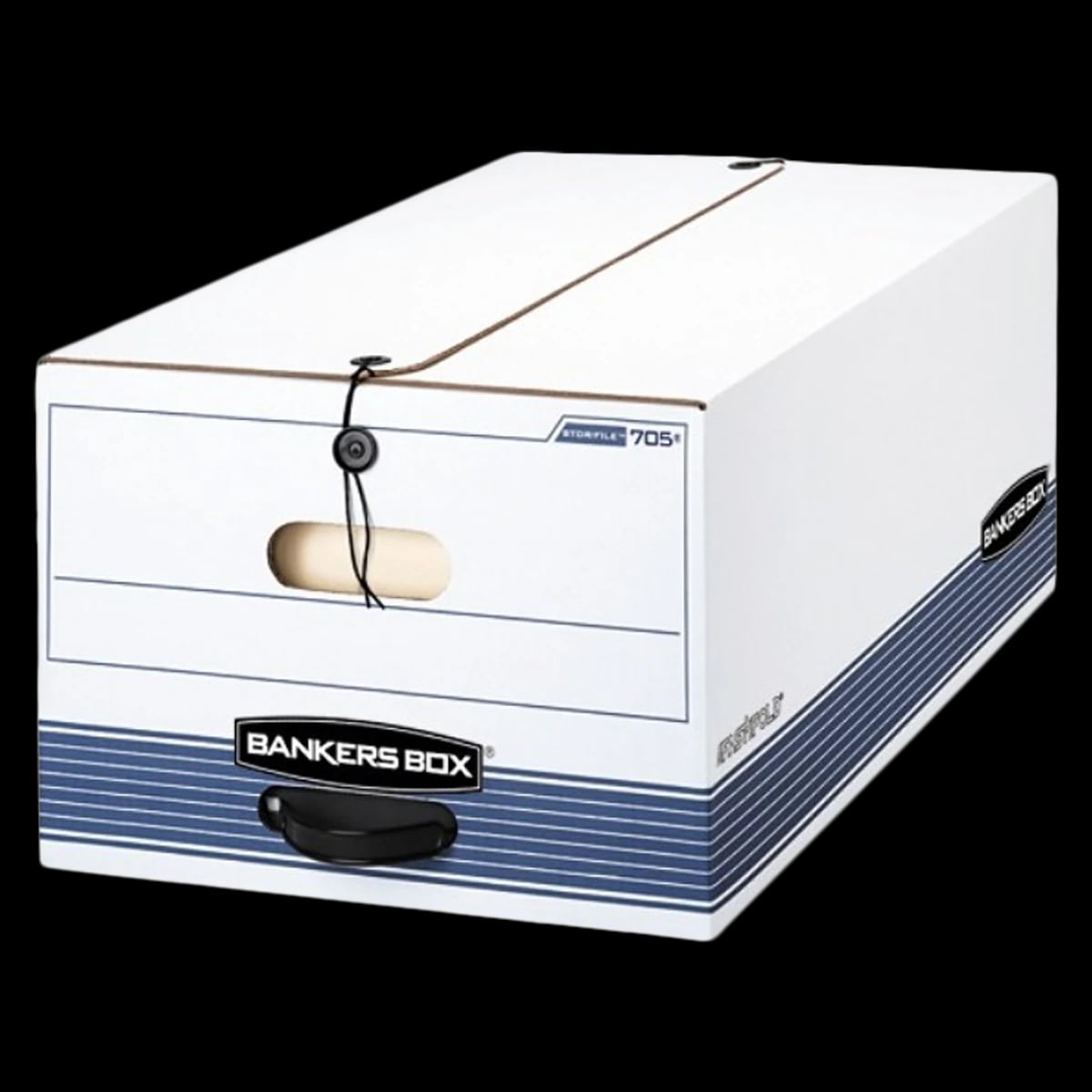 Fellowes Bankers Box, 24" x 15" x 10", White/Blue, 3 per Pack