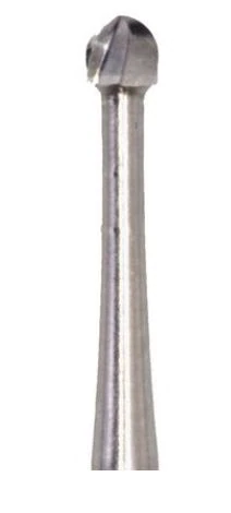 Meisinger FG Sterile-Packed Carbide Bur, #4XL, Round, Extra Long/Surgical, Friction Grip, 1.0 mm Head, 25/Pkg, HM1-014 SU