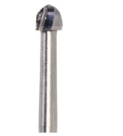 Meisinger FG Sterile-Packed Carbide Bur, #6 (US #6), Round, Extra Long/Surgical, Friction Grip, 1.0 mm Head, 25/Pkg, HM1-018 SU (FGXL6)