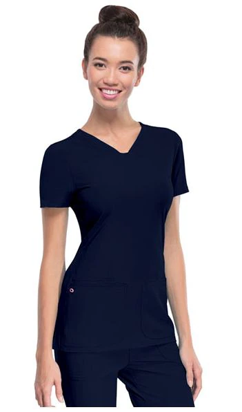 HeartSoul PitterPat V-Neck Scrub Top, Small, 20710