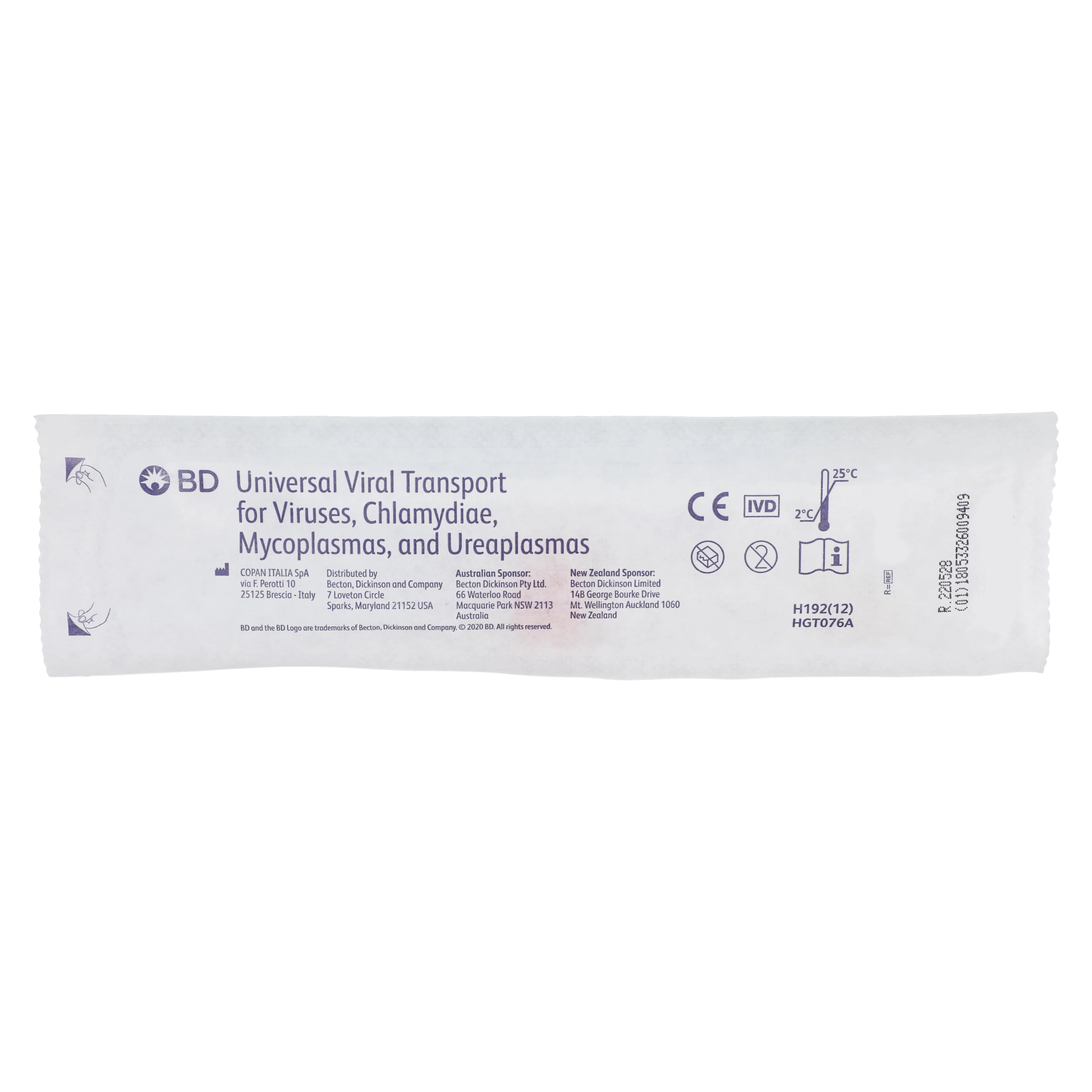 BD UVT Universal Viral Transport Kit, 3 mL, 50/Package