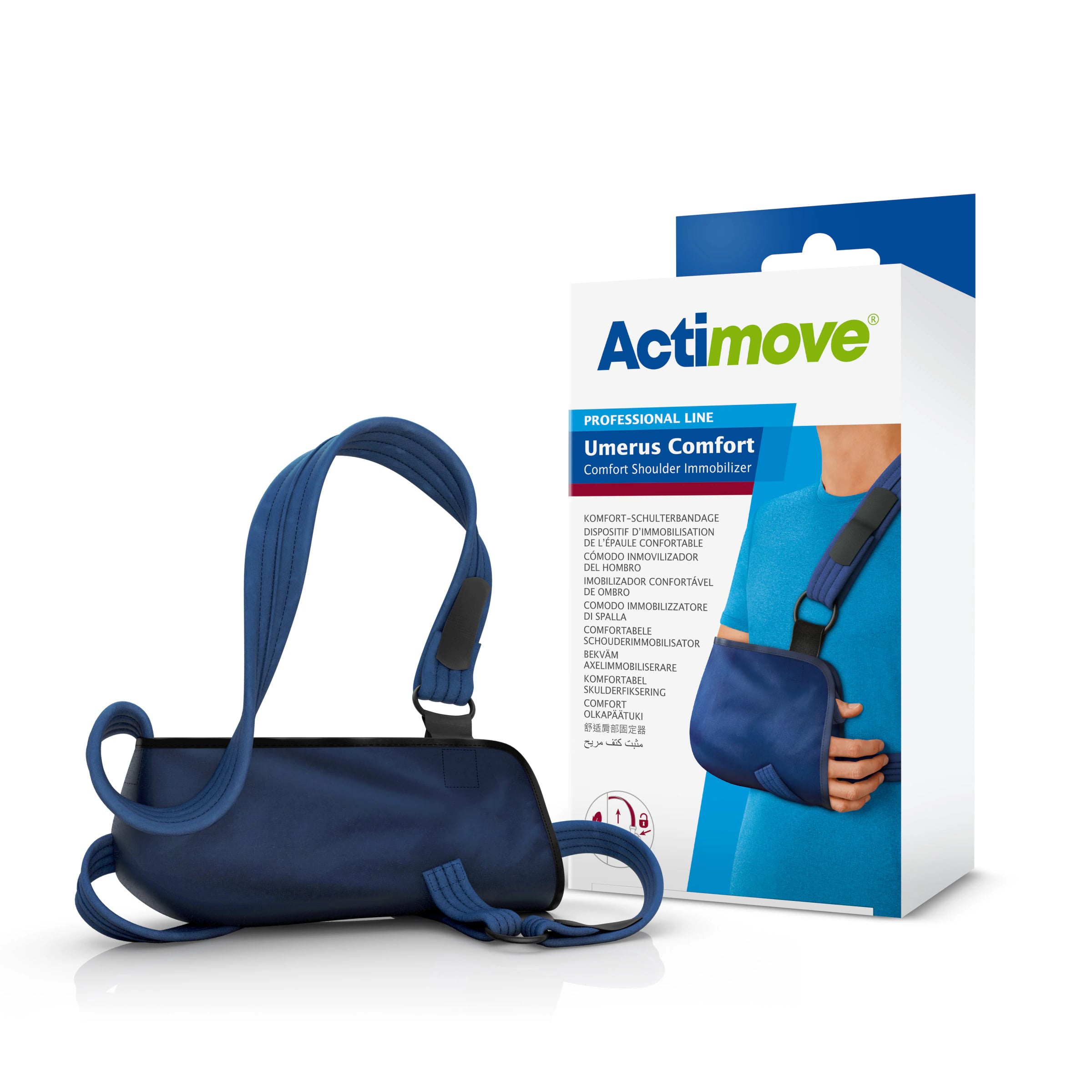 Actimove Comfort Immobilizer Sling, Shoulder, Adult Size Small, Universal