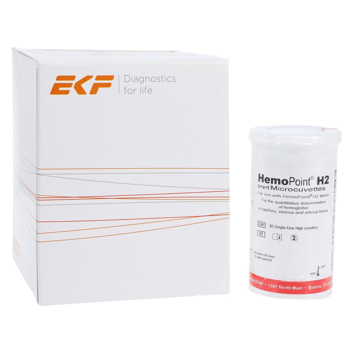 HemoPoint H2 Microcuvettes Test Kit, 200 Tests/Package