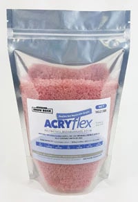 Snow Rock AcryFlex Semi-Flexible Denture Resin, Clear #0, 1 kg (2.2 lb) Bag