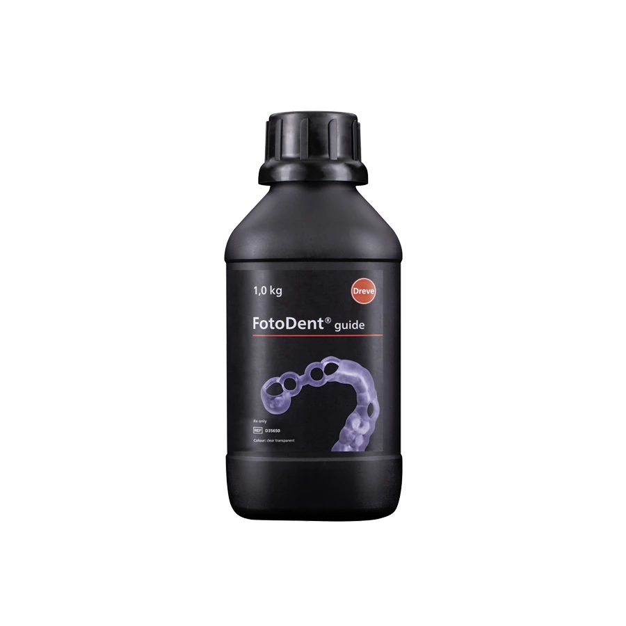 FotoDent® guide Blue-Transparent 405nm 3D Printing Resin, 1.0 kg Bottle