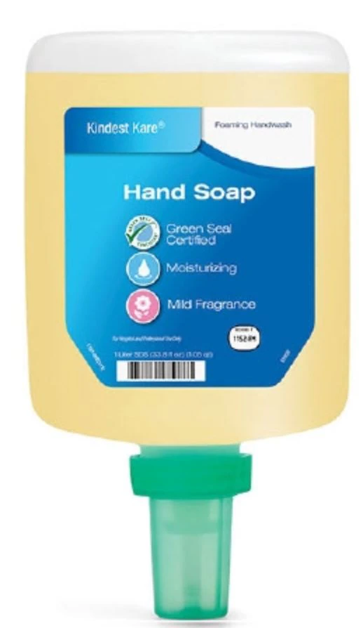 Kindest Kare Foam Soap, 1 Liter Bottle, 12/Case