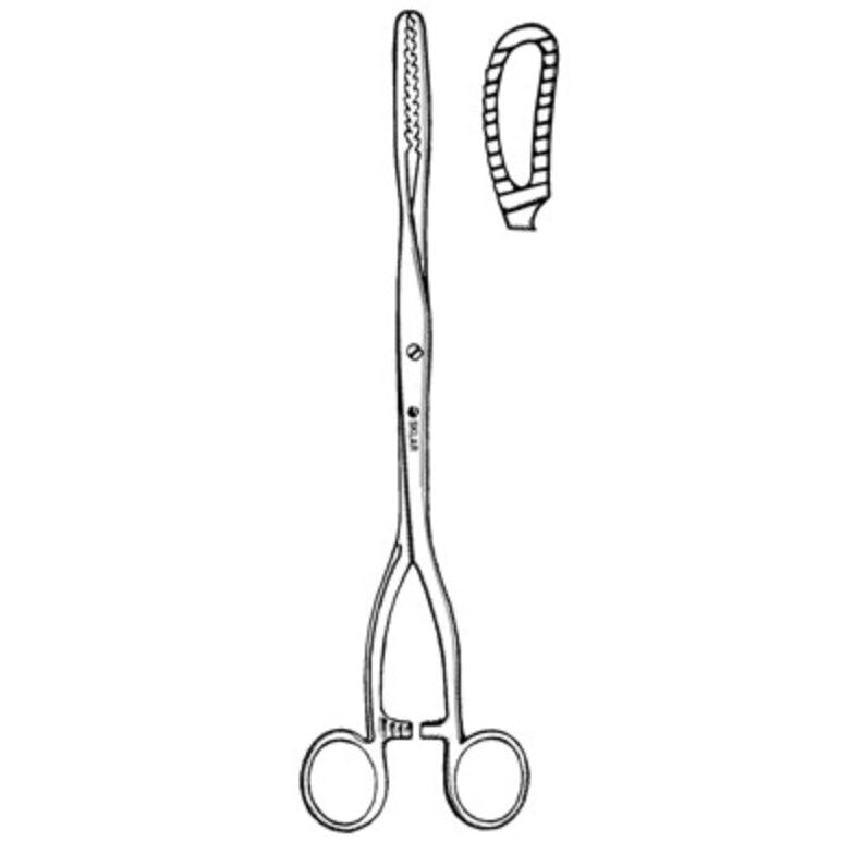 Sklar Bierer Obstetric Forceps, Straight, 12-1/2"