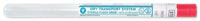 PurFlock Ultra Flocked Swab, Polystyrene Handle, Regular Tip, 6" Sterile, 80mm Breakpoint/Red Cap, with Dry Transport Tube, 500/Case