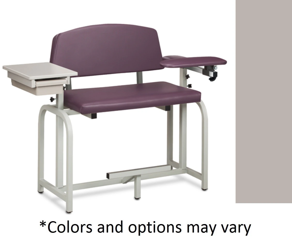 Clinton Industries Lab X Series Blood Draw Chair with Drawer
