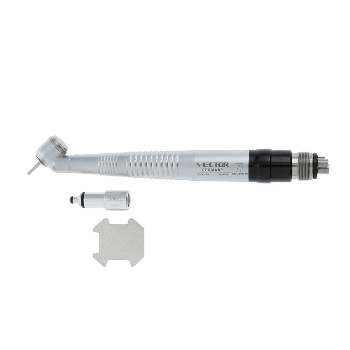 Vector ECO 45 Degree Highspeed Access Handpiece, 4-Hole QD, Non-Optic, E-45-4