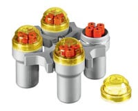 Hettich Lab Technology Adapter for 4-10mL Vacutainer Blood Tubes, 4/Box