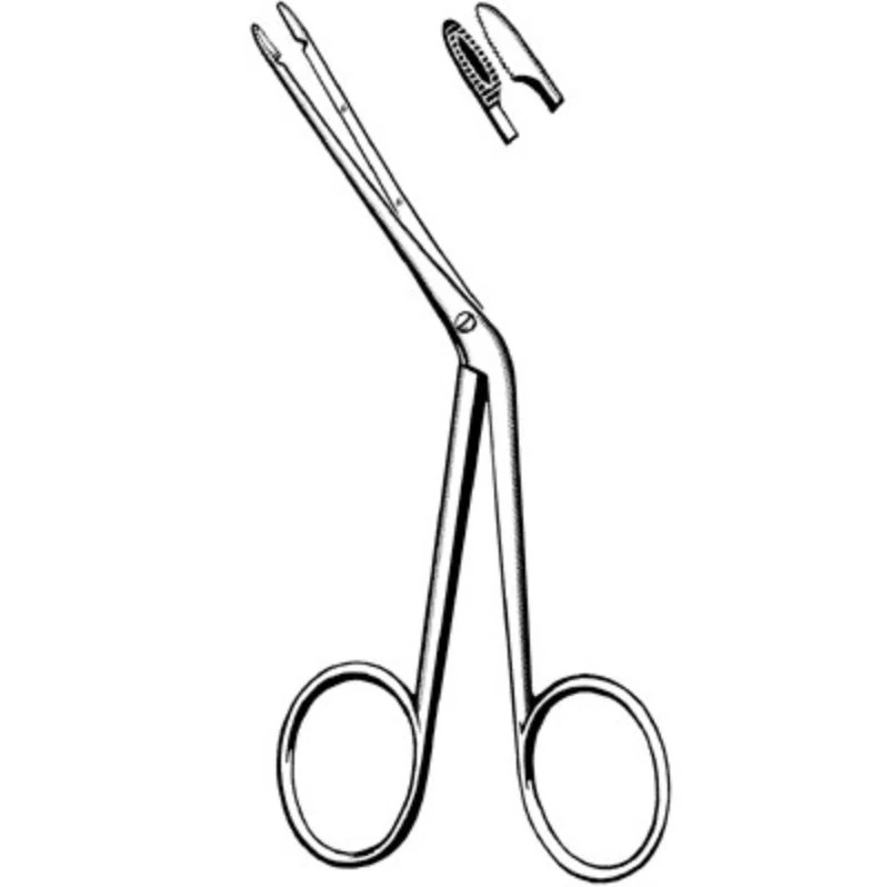 Sklar Hartman Alligator Forceps, 3-1/2" Stainless Steel, Each
