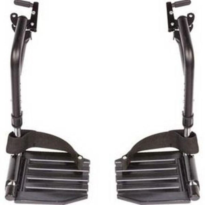 Invacare Hemi Legging Footrest for Wheelchair, 1 Pair