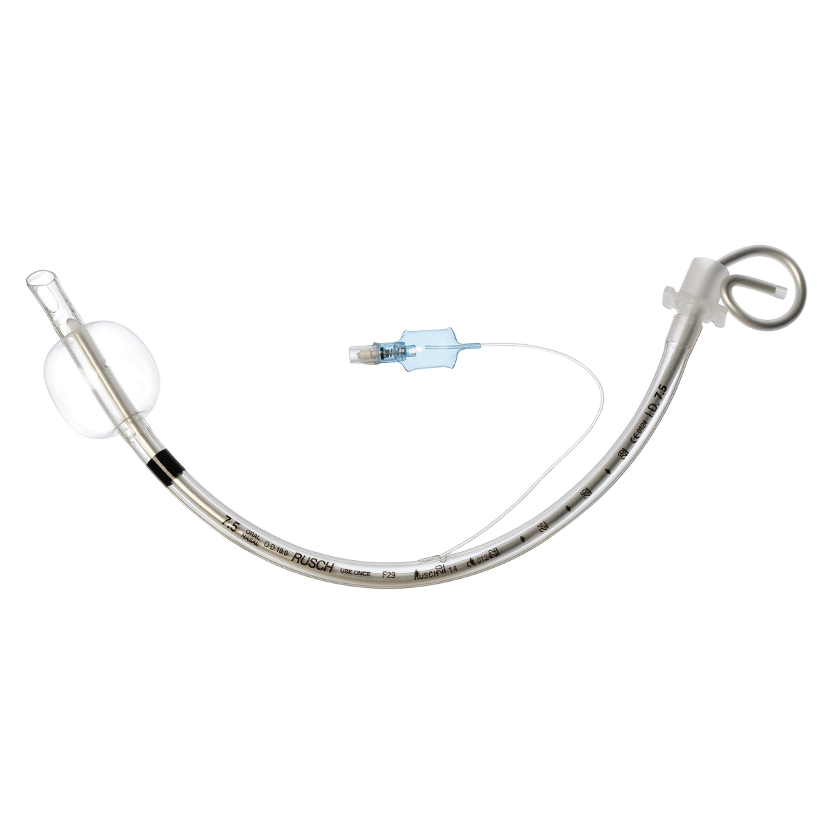 Teleflex Medical Flexi-Set Endotracheal Tube, Uncuffed, 4mm, 10/Box