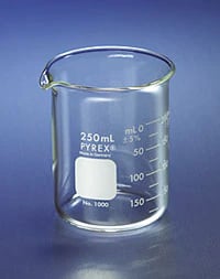 Pyrex Griffin Class A Glass Beaker, 50 mL, 12/Box