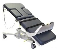 Echo/Vasc Pro Echocardiography Table, 73" x 30" x 23-39" Adjustable Height, Graphite, 500 lb Capacity