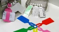 Healthmark Instrument Tray Labels, White, 9.5" x 2", Disposable, 500/Box