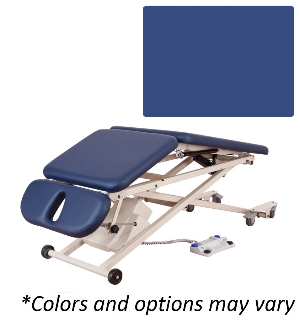 Oakworks PT-400 Physical Therapy Treatment Table, Ocean, 550 lb Capacity