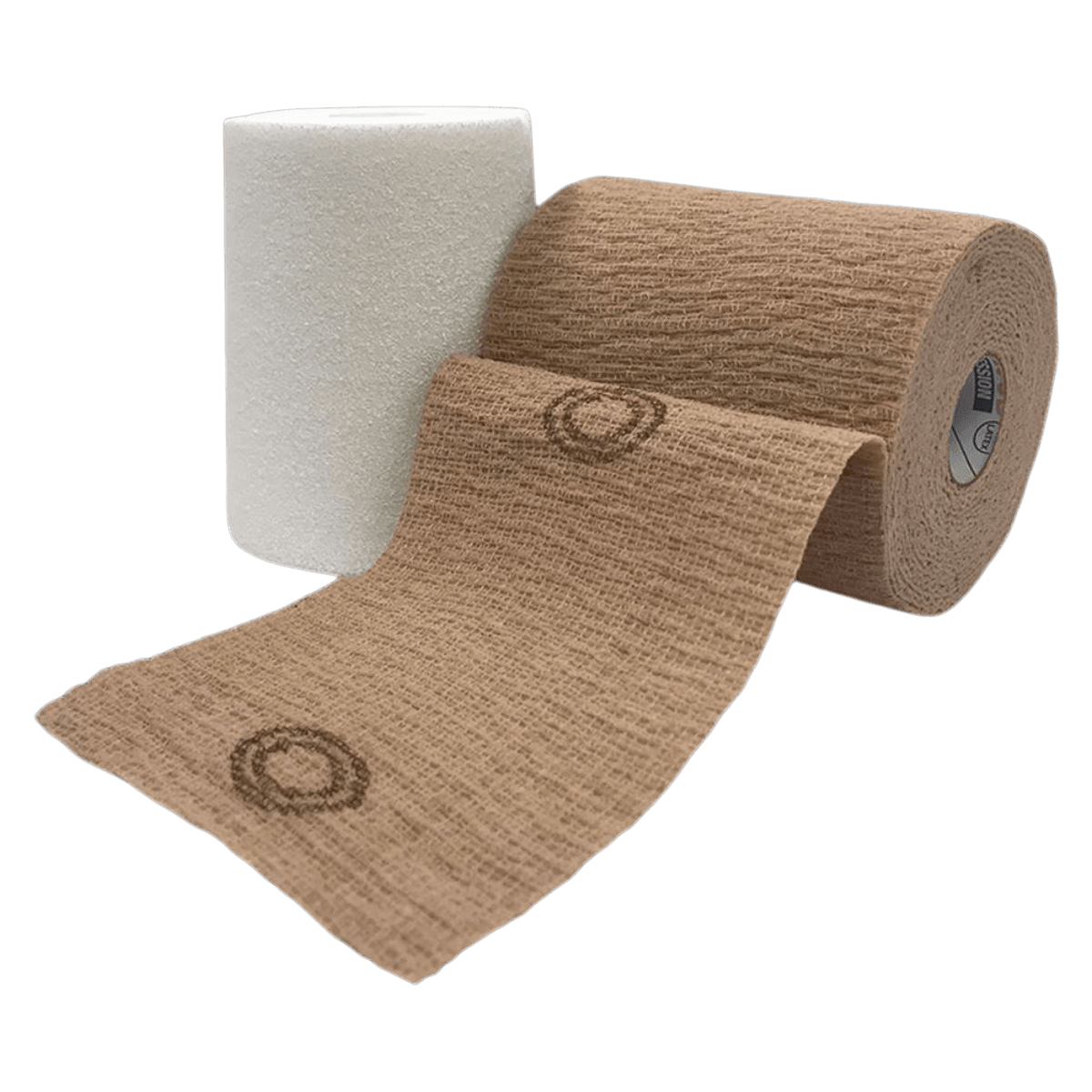 CoFlex TLC Zinc Lite Compression Bandage, Elastic/Foam, 3" x 6 yd, Tan/White, Non-Sterile, 8/Case