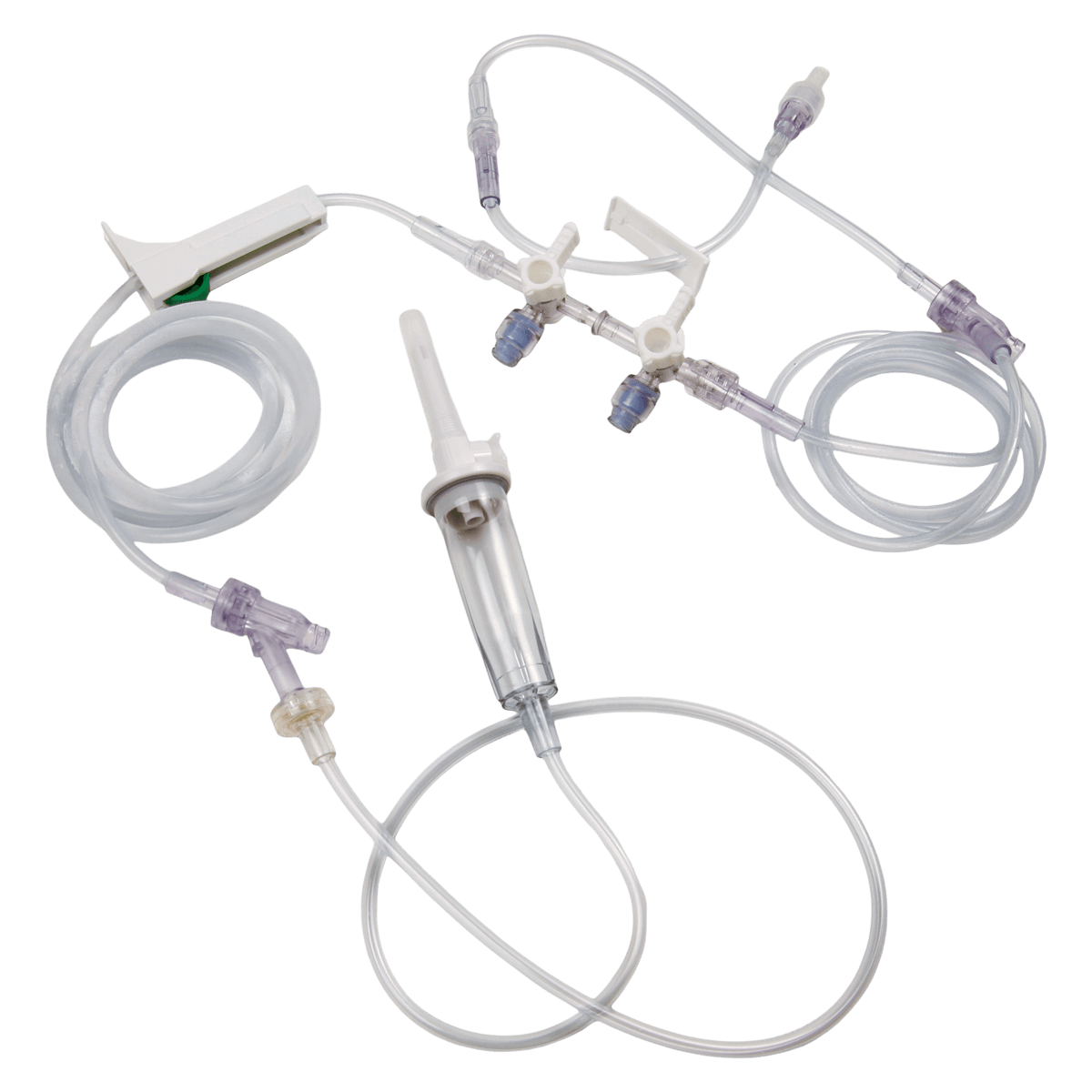 B. Braun Caresite 2-Site Universal Spike IV Administration Set, 130" Tubing, 50/Case