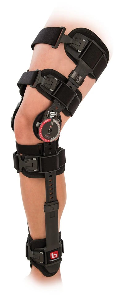 Breg G3 Extended Post-Op Knee Brace, XL, Adult, Cool Foam, 20-28"