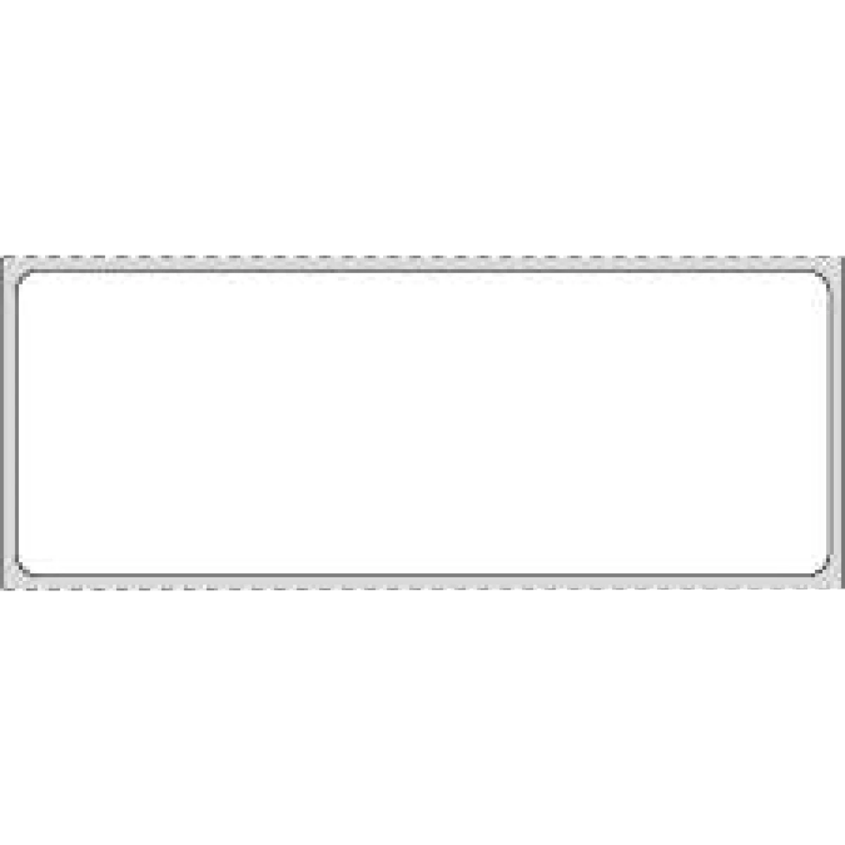 Precision Dynamics Thermal Paper Labels, White, 1" Core, 8/Case