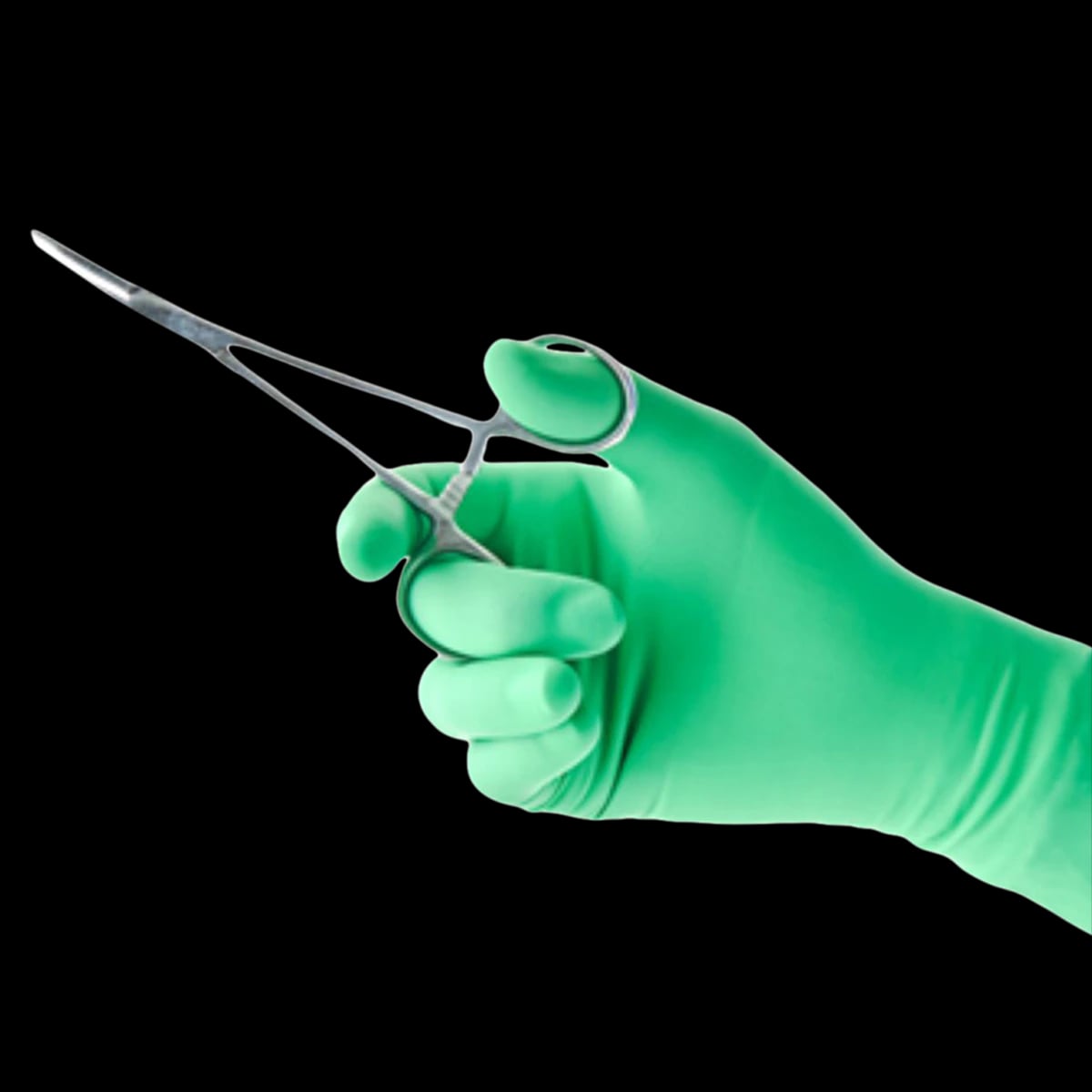 Gammex Non-Latex PI Micro Polyisoprene Surgical Gloves, Size 6, Sterile, Powder-Free, Green, 50 Pairs/Box