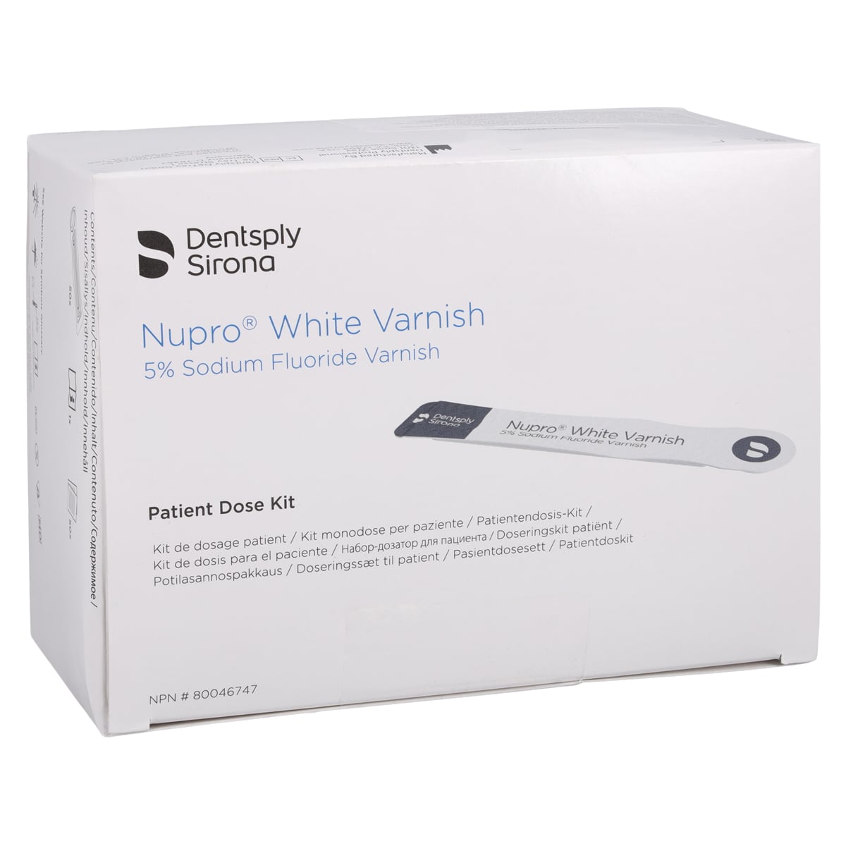 NUPRO® White Varnish Easy Application Package, 5% Sodium Fluoride, Grape, 0.25 g, 50/Box, 130319