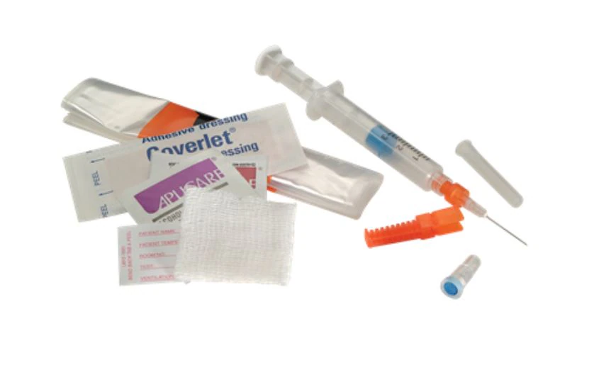 ICU Medical Pro-Vent Plus Arterial Blood Gas Kit, 22G x 1-1/2", 3 mL, Dry Lithium Heparin 7 IU, Sterile, Disposable, 100/Case