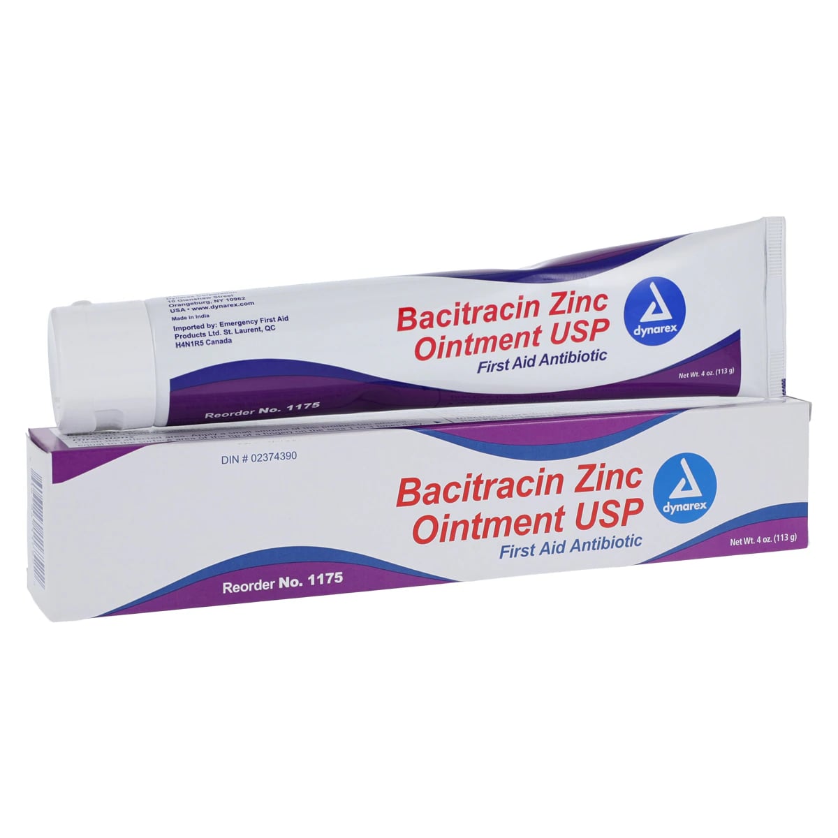 Dynarex Bacitracin Zinc Ointment, 4 oz Tube