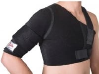 DJO Sully Immobilizer Shoulder Stabilizer, Adult, One Size, Black