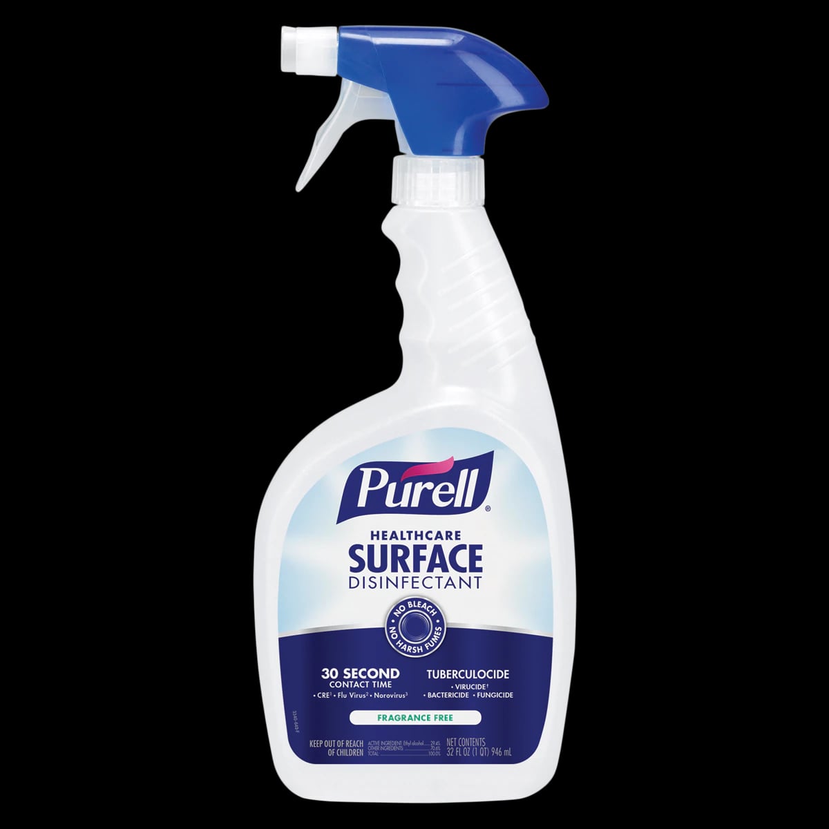 PURELL Healthcare Surface Disinfectant, 32 oz Bottle, 6/Case