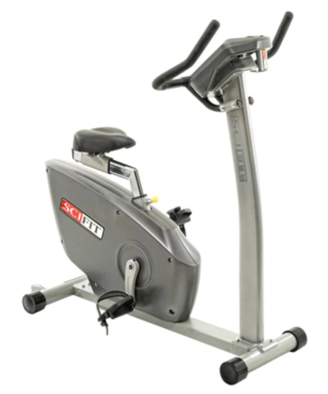SciFit Upright Exercise Bike, Step-Through Design with Oversized Seat, Forward-Only