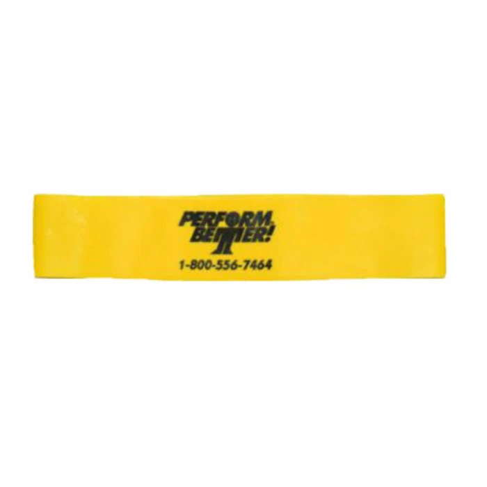 Perform Better Exercise Band, 12" x 2", Yellow, Extra Large (XL)