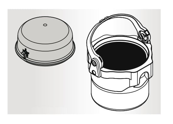 Hettich Centrifuge Carrier Bucket Lid, for Accessory Carrier