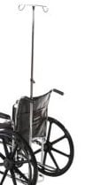 Cardinal Health IV Pole/O2 Holder for Wheelchair, Each