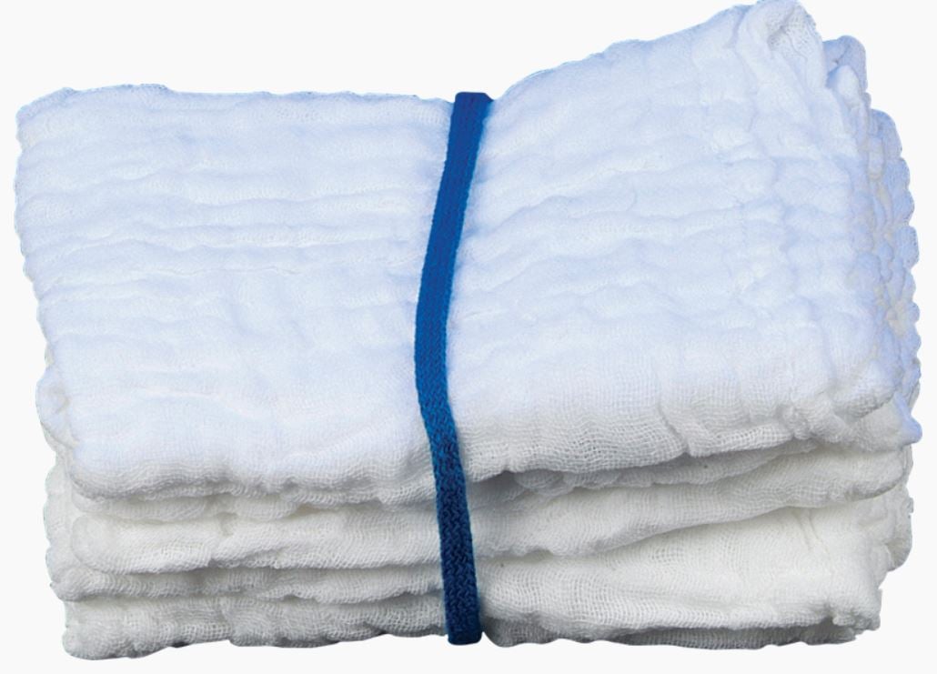 Deroyal Sponge Lap with Rings X-Ray Detectable, 18x18", Sterile, 100% Cotton, 01KT0J031J6Y9A1VR6KX4SEAQ5