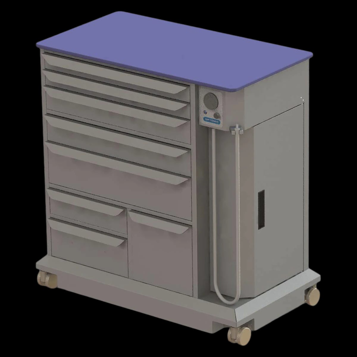 ENT Treatment Cabinet with Pump Lock
