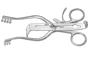 Jarit Henly Center Blade Retractor, 3/4" x 1-1/4"