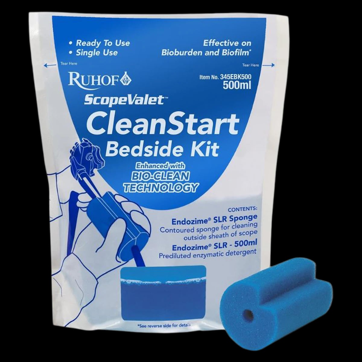 Ruhof Scope Valet CleanStart Bedside Kit, Disposable