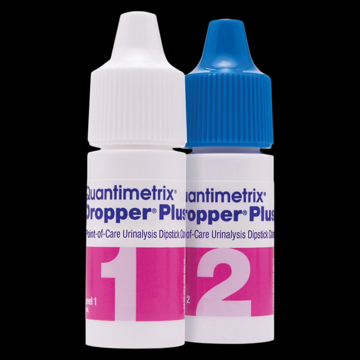 Quantimetrix Dropper Plus POC Urinalysis Dipstick Level 1/2 Control, 2 x 5 mL, 1 Set