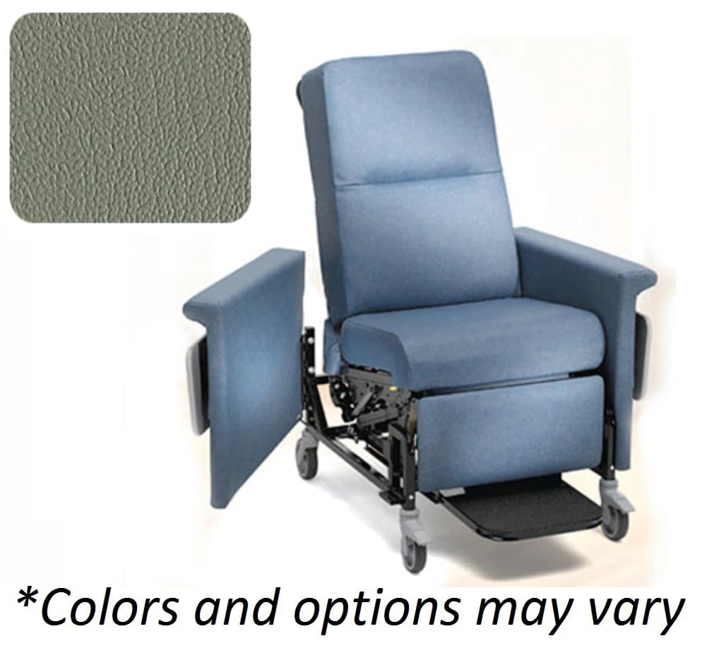 Champion Manual Trendelenburg Recliner, Gray