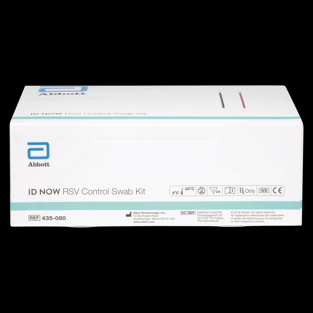 ID NOW RSV Positive/Negative Control Swabs, 24/Box